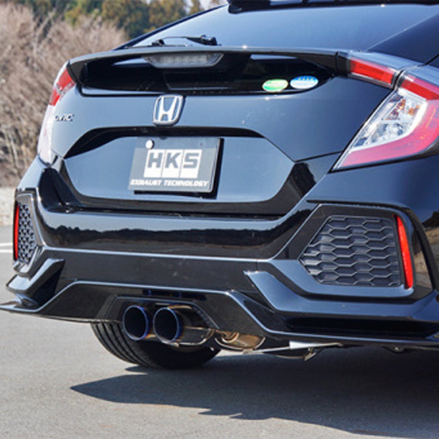 HKS Legamax Premium Exhaust - Honda Civic Hatchback 1.5T 17-21
