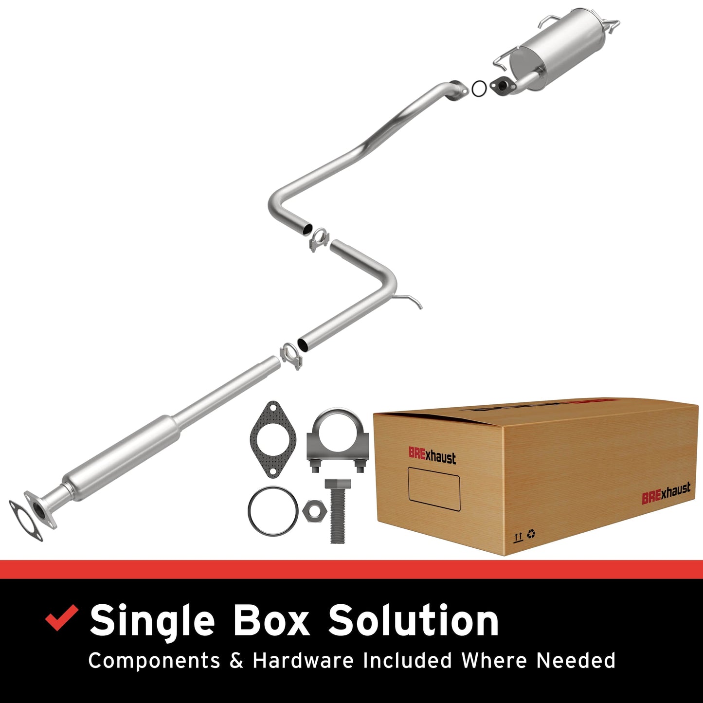 BRExhaust 1995-1999 Nissan Direct-Fit Replacement Exhaust System
