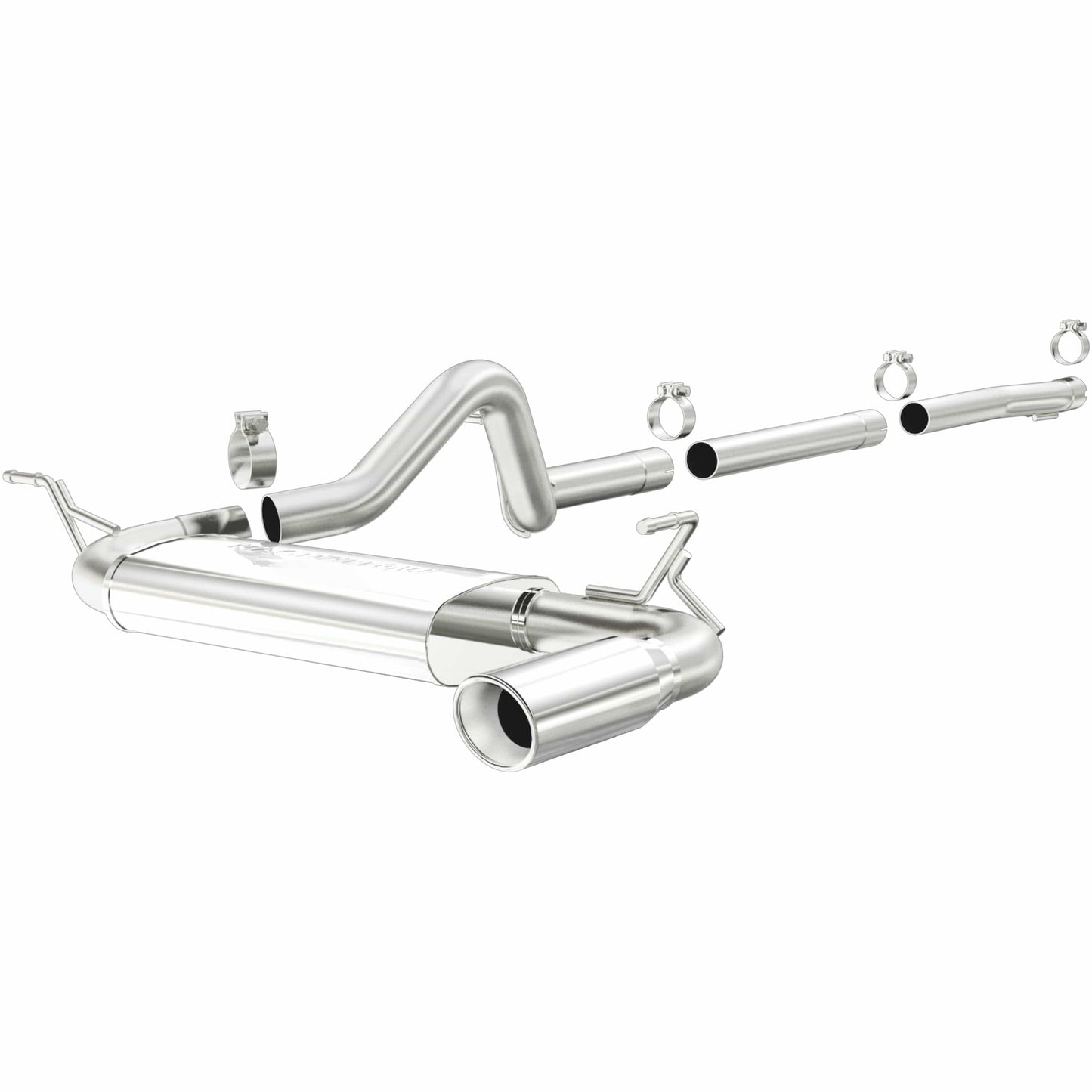 MagnaFlow 2007-2011 Jeep Wrangler Street Series Cat-Back Performance Exhaust System