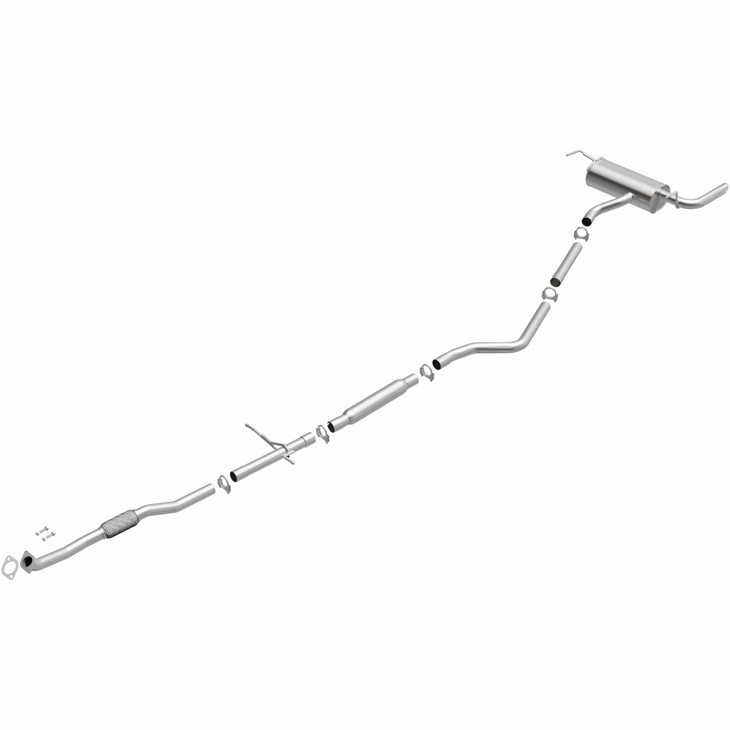 BRExhaust 2014-2018 Jeep Cherokee 2.4L Direct-Fit Replacement Exhaust System