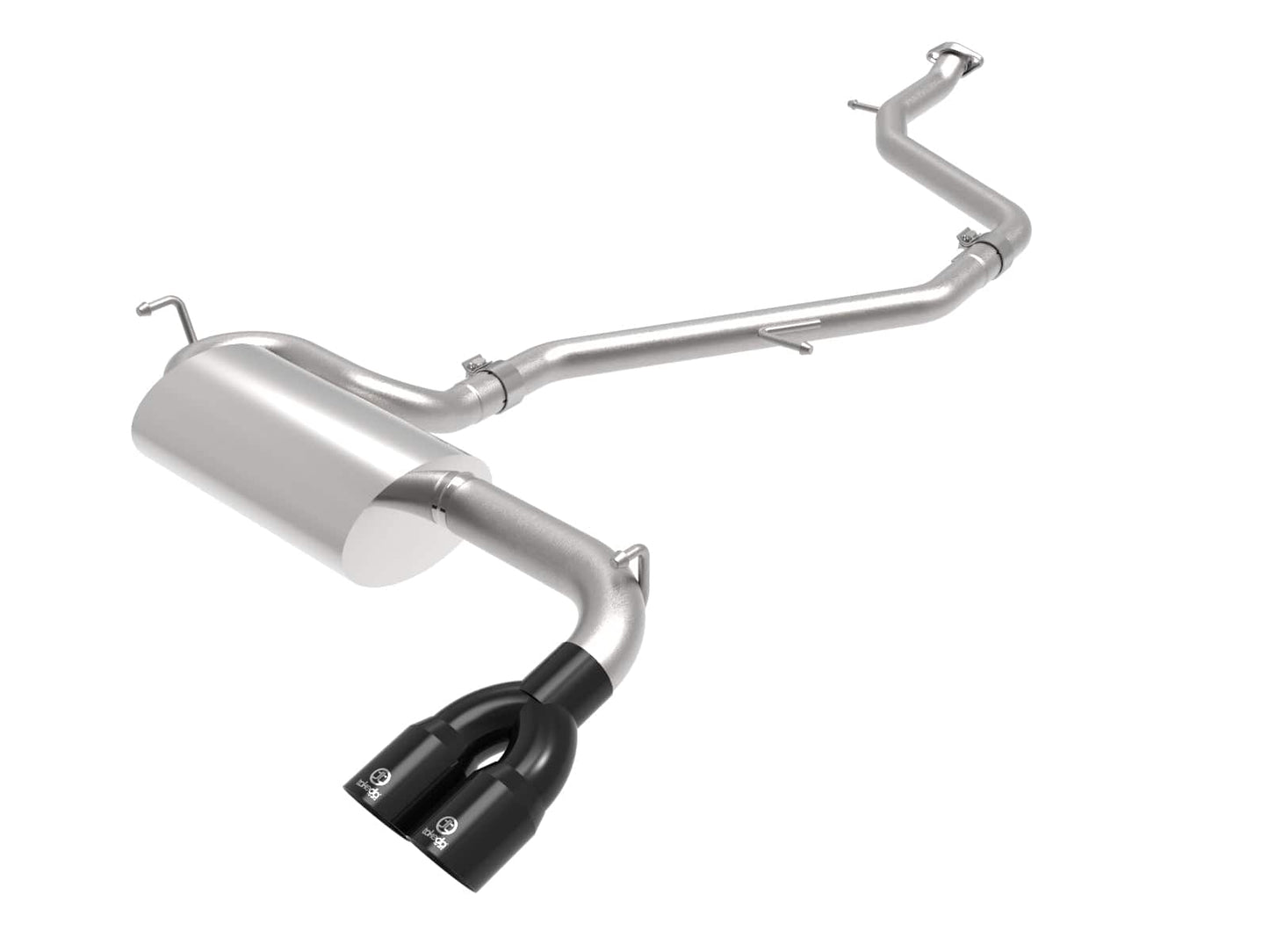 aFe Takeda 18-21 Toyota C-HR 2.0L 2.5in 304 Stainless Steel Cat-Back Exhaust w/ Black Tip