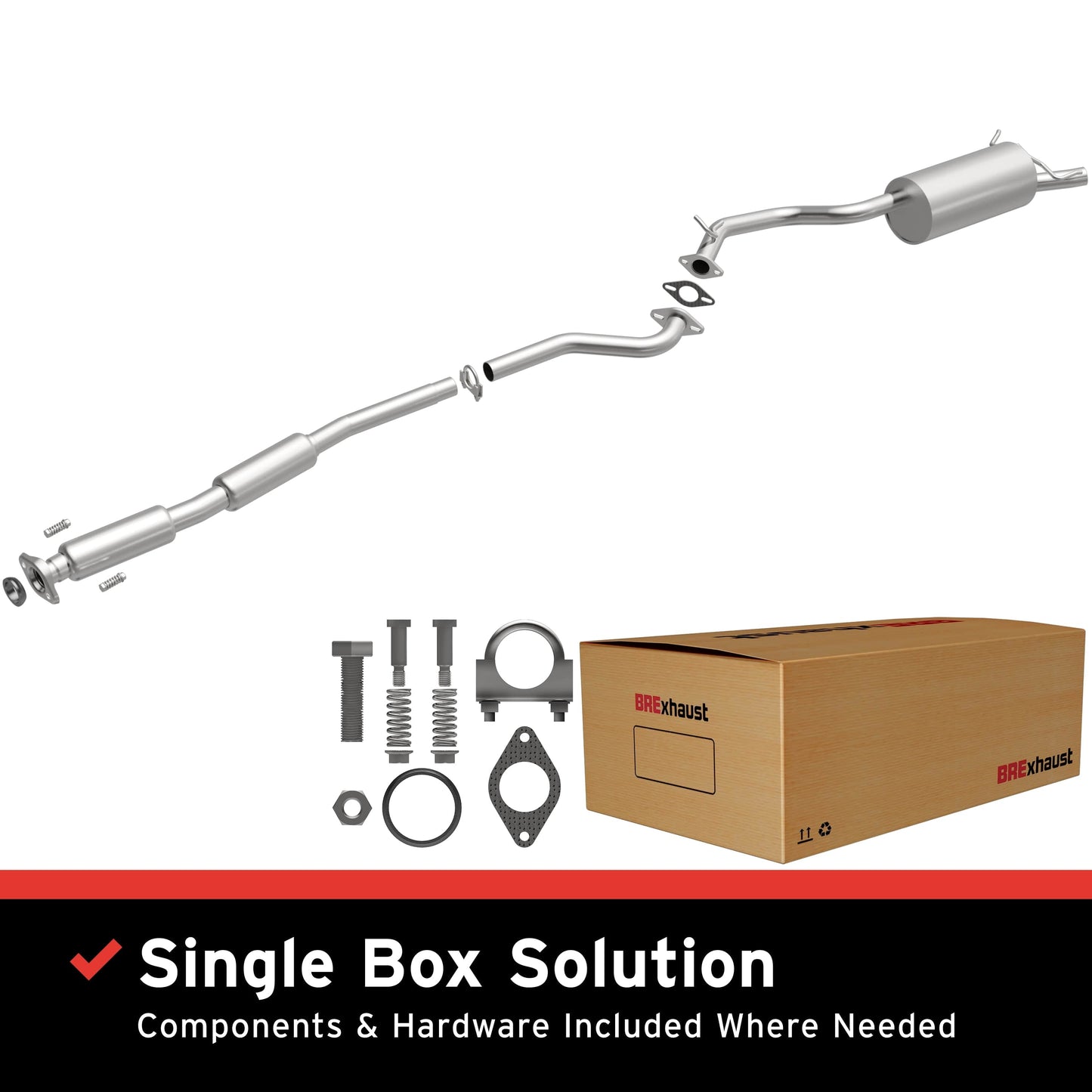 BRExhaust 2004-2006 Subaru Baja 2.5L Direct-Fit Replacement Exhaust System