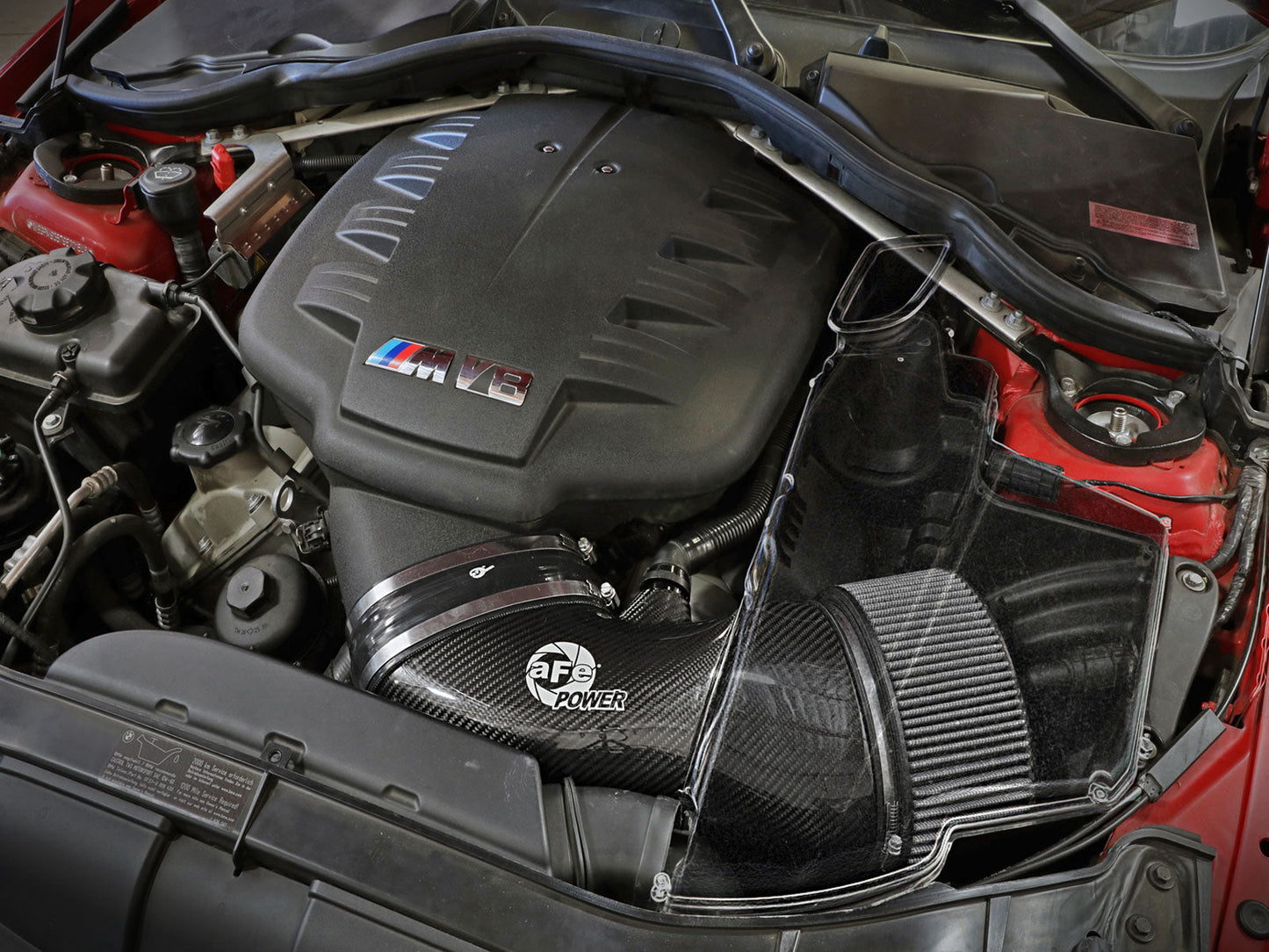 aFe Power MagnumFORCE Carbon Fiber Air Intake System Stage-2 Pro DRY S 08-13 BMW M3 (E9X) V8 4.0L (51-31662-C)