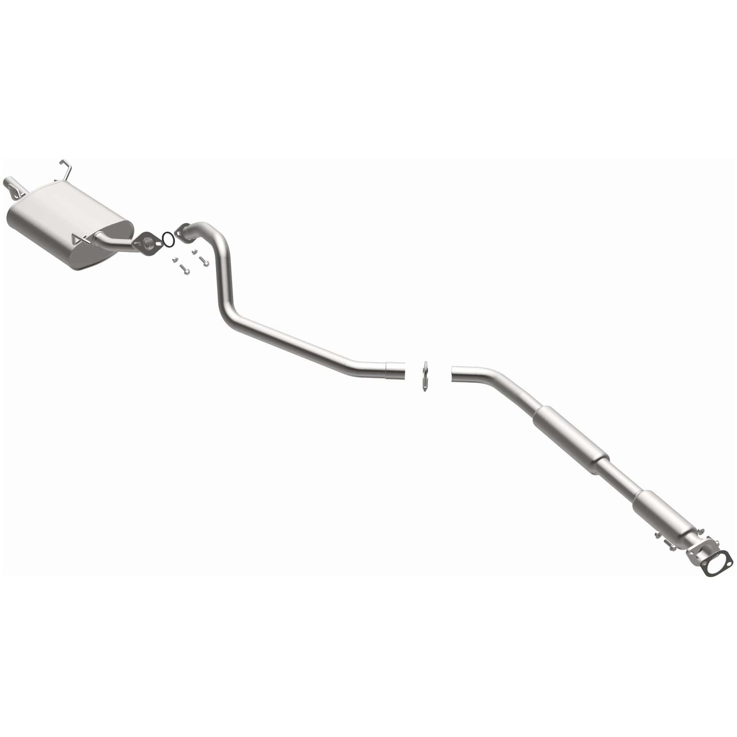 BRExhaust 2000-2001 Nissan Sentra 1.8L Direct-Fit Replacement Exhaust System