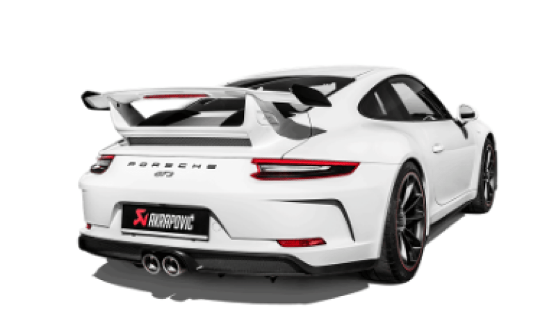 Akrapovic Porsche 911 GT3 RS (991.2) Slip-On Race Line (Titanium) w/Titanium Tips