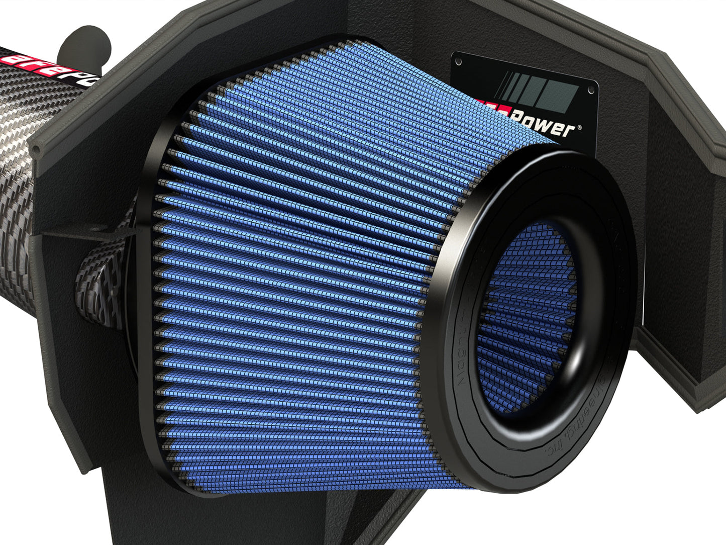 aFe Power MagnumFORCE Carbon Fiber Intake Stage-2 Pro 5R 11-17 Dodge Challenger/Charger SRT-8 V8 6.4L (54-12172-C)