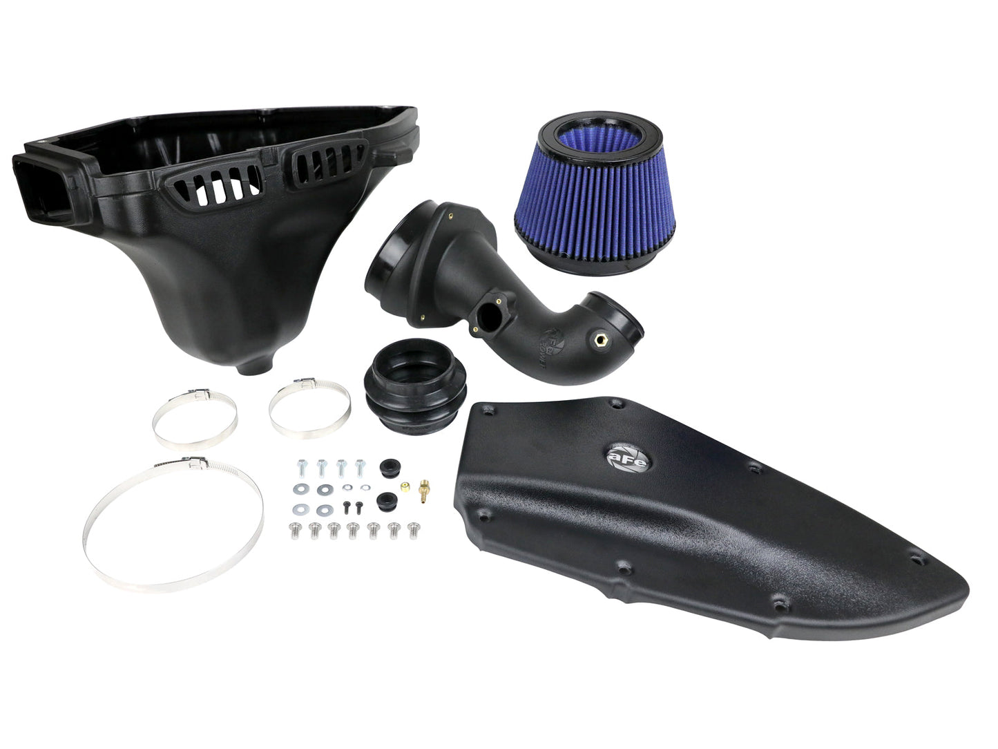 aFe Power MagnumForce Stage 2 Si Intake System Pro 5 R Black 06-12 BMW 3 Series E9x L6 3.0L Non-Turbo (54-81012-B)
