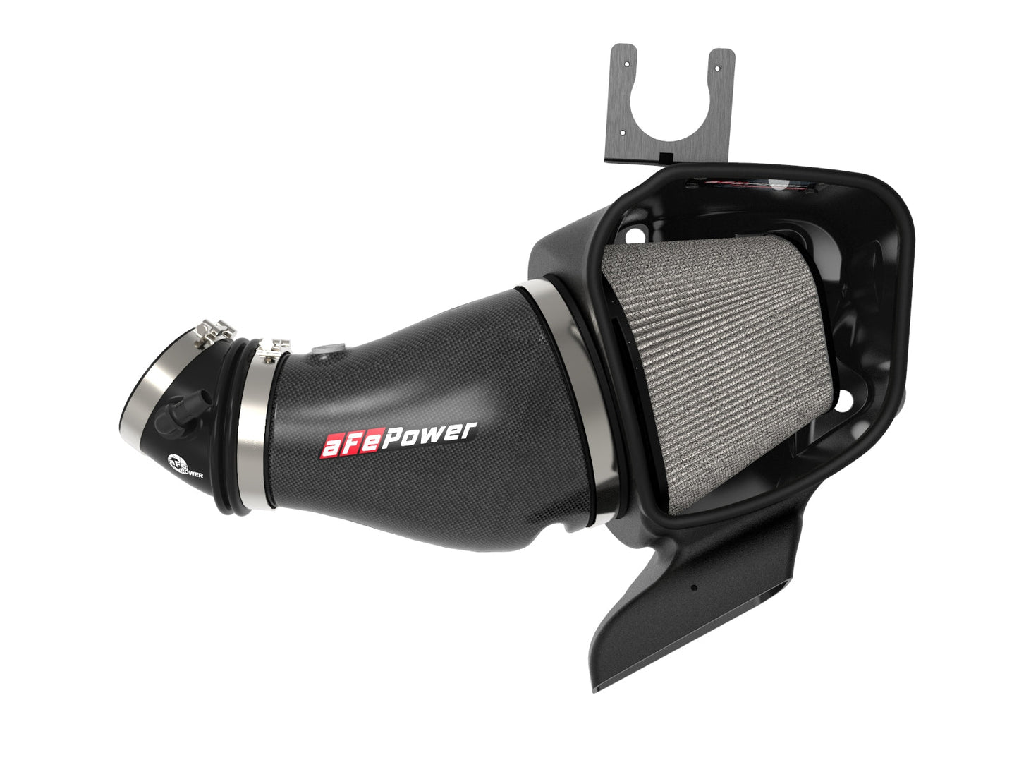 aFe Power Track Series Carbon Fiber Pro Dry S AIS - 19-20 Jeep Grand Cherokee Trackhawk 6.2L (57-10009D)