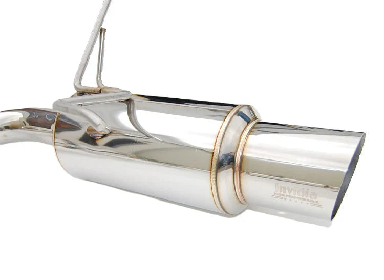 Invidia N1 Twin Outlet Single Layer Tip SS Cat-Back Exhaust | 2015-2021 Subaru WRX/STI Sedan (HS15STIGTP)