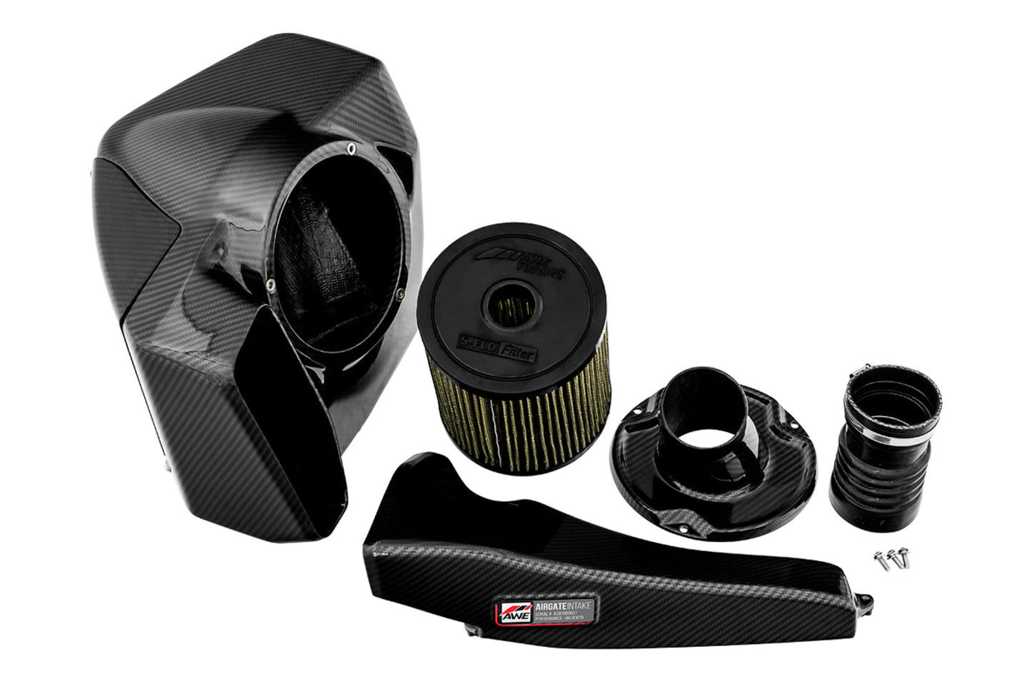 AWE Tuning AWE AirGateâ„¢ Carbon Fiber Intake for Audi B9 3.0T / 2.9TT - With Lid - 2660-15032