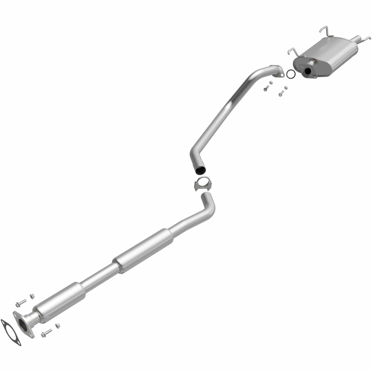 BRExhaust 2000-2001 Nissan Sentra 1.8L Direct-Fit Replacement Exhaust System