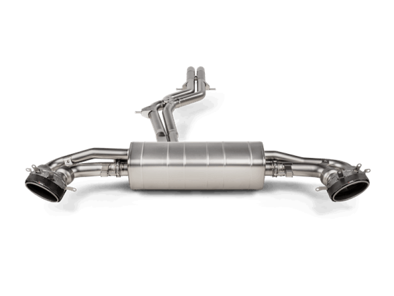 Akrapovic 2021+ Audi RS Q8 (4M) Evolution Line Cat Back w/Carbon Fiber/Titanium Tips