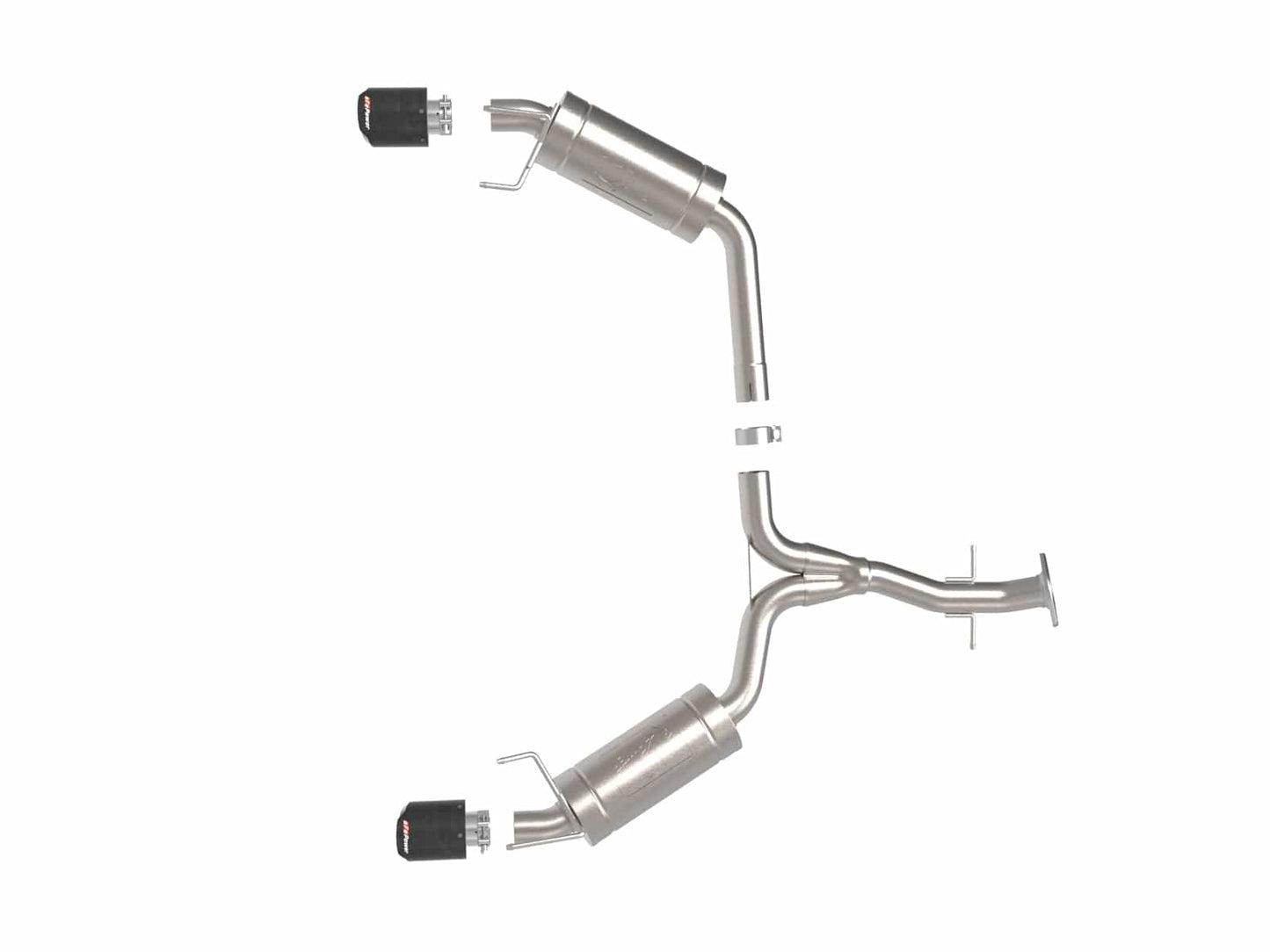 aFe POWER Takeda 06-13 Lexus IS250/IS350 SS Axle-Back Exhaust w/ Carbon Tips