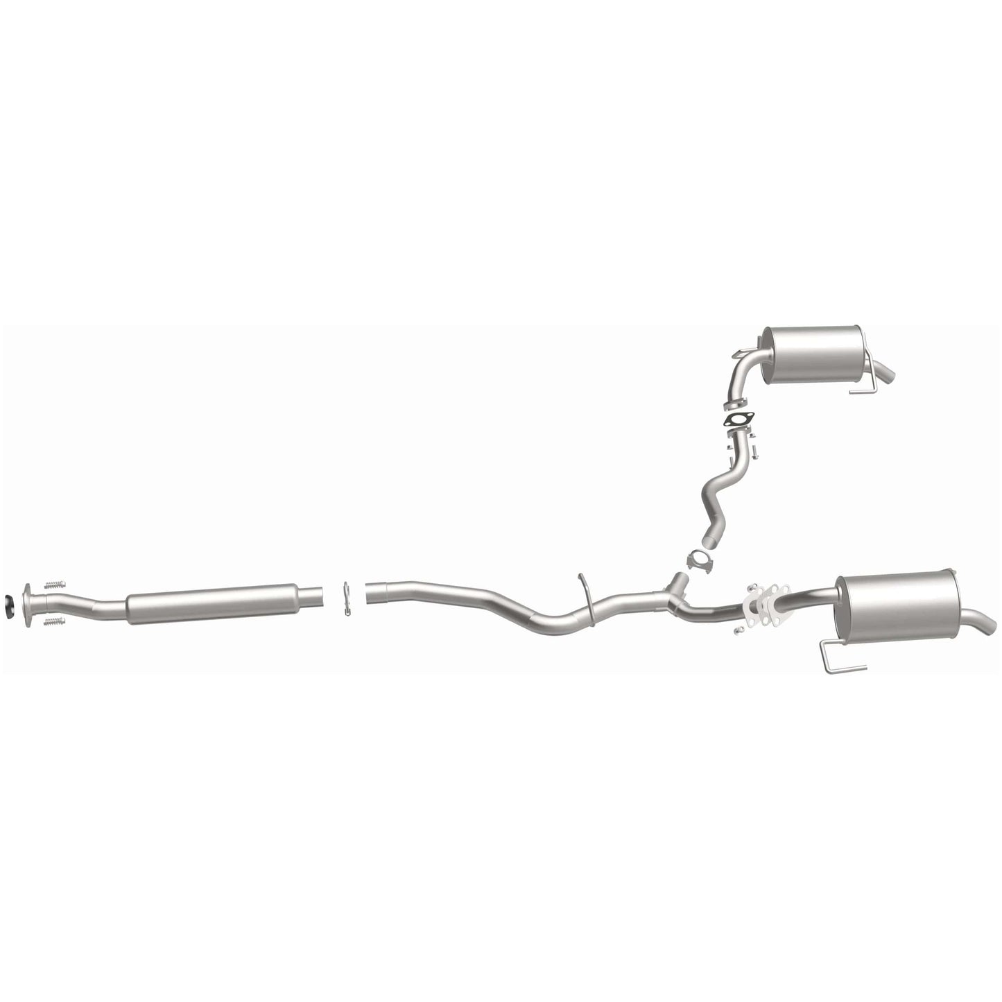 BRExhaust 2005-2007 Subaru Outback 3.0L Direct-Fit Replacement Exhaust System