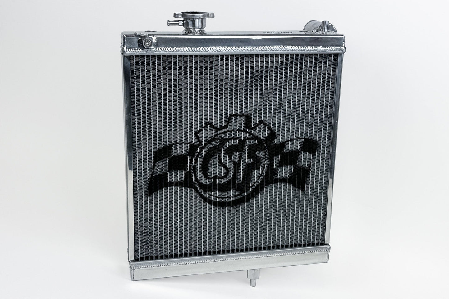 CSF High-Performance All-Aluminum Half Radiator - Silver | Evo 7/8/9