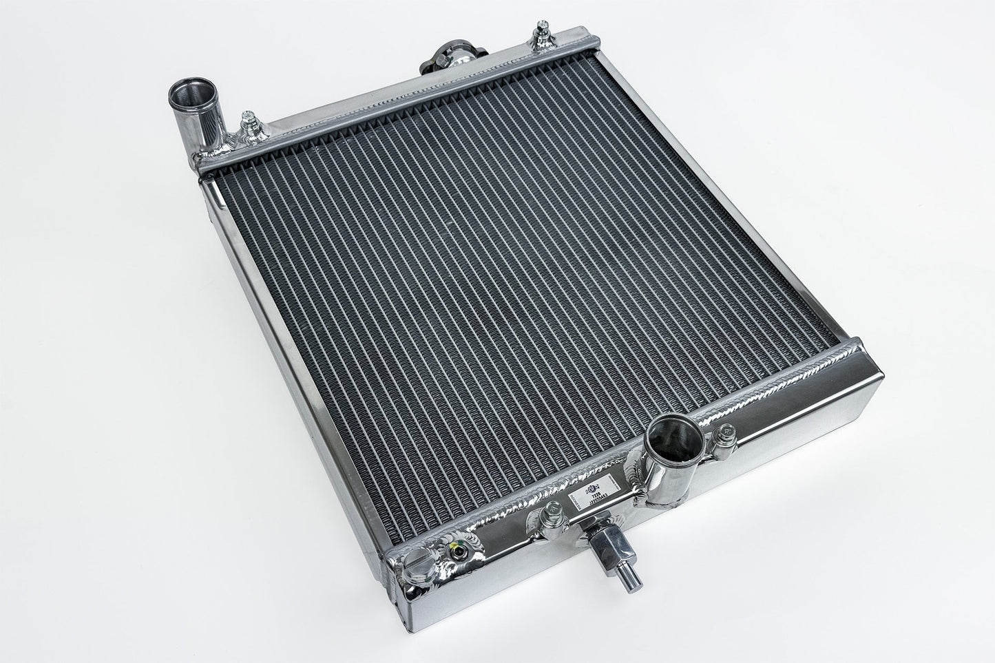 CSF High-Performance All-Aluminum Half Radiator - Silver | Evo 7/8/9
