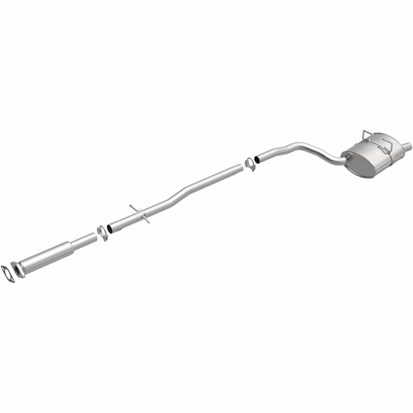 BRExhaust 2002-2008 Mini Cooper 1.6L Direct-Fit Replacement Exhaust System