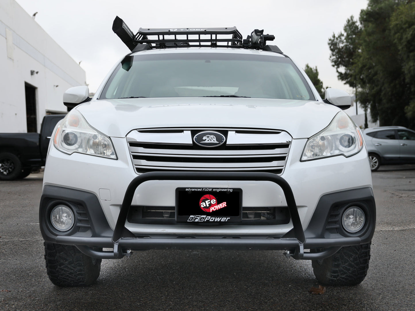 aFe Power 10-14 Subaru Outback H4 2.5L / H6 3.6L Terra Guard Bumper Front - Black (79-27007)