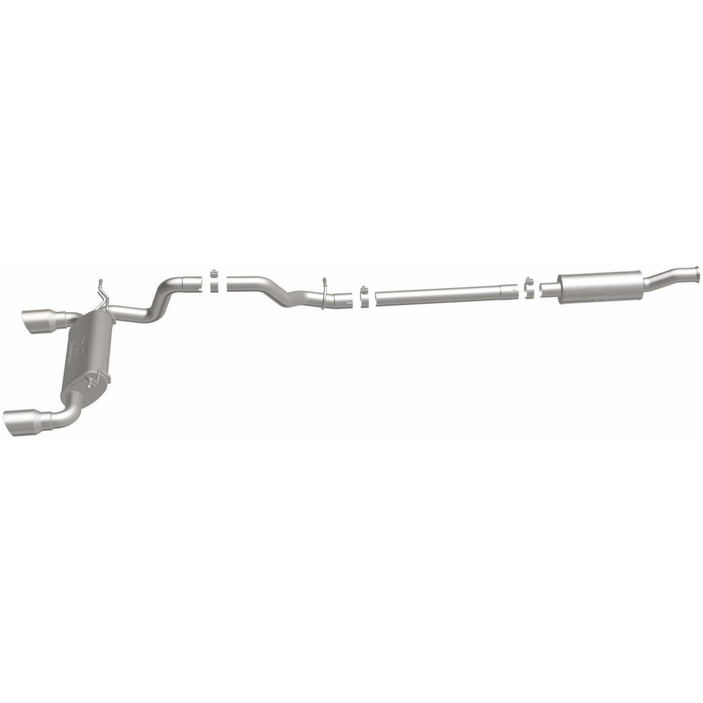 MagnaFlow 2018-2025 Jeep Wrangler Street Series Cat-Back Performance Exhaust System