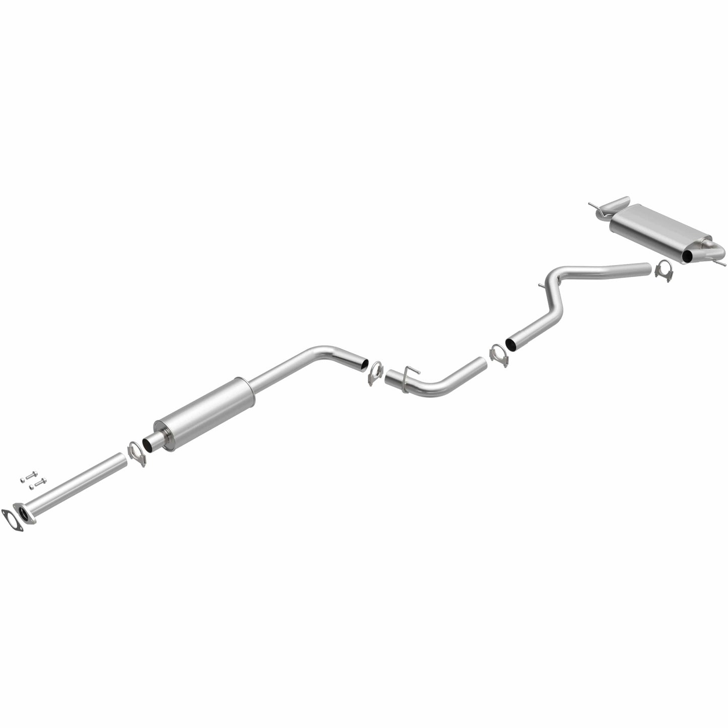BRExhaust 2012-2017 Ford Focus 2.0L Direct-Fit Replacement Exhaust System