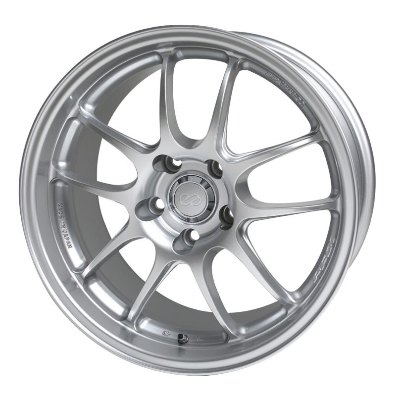 Enkei PF01 17x8 +50 5x114.3 Silver-WheelFlip