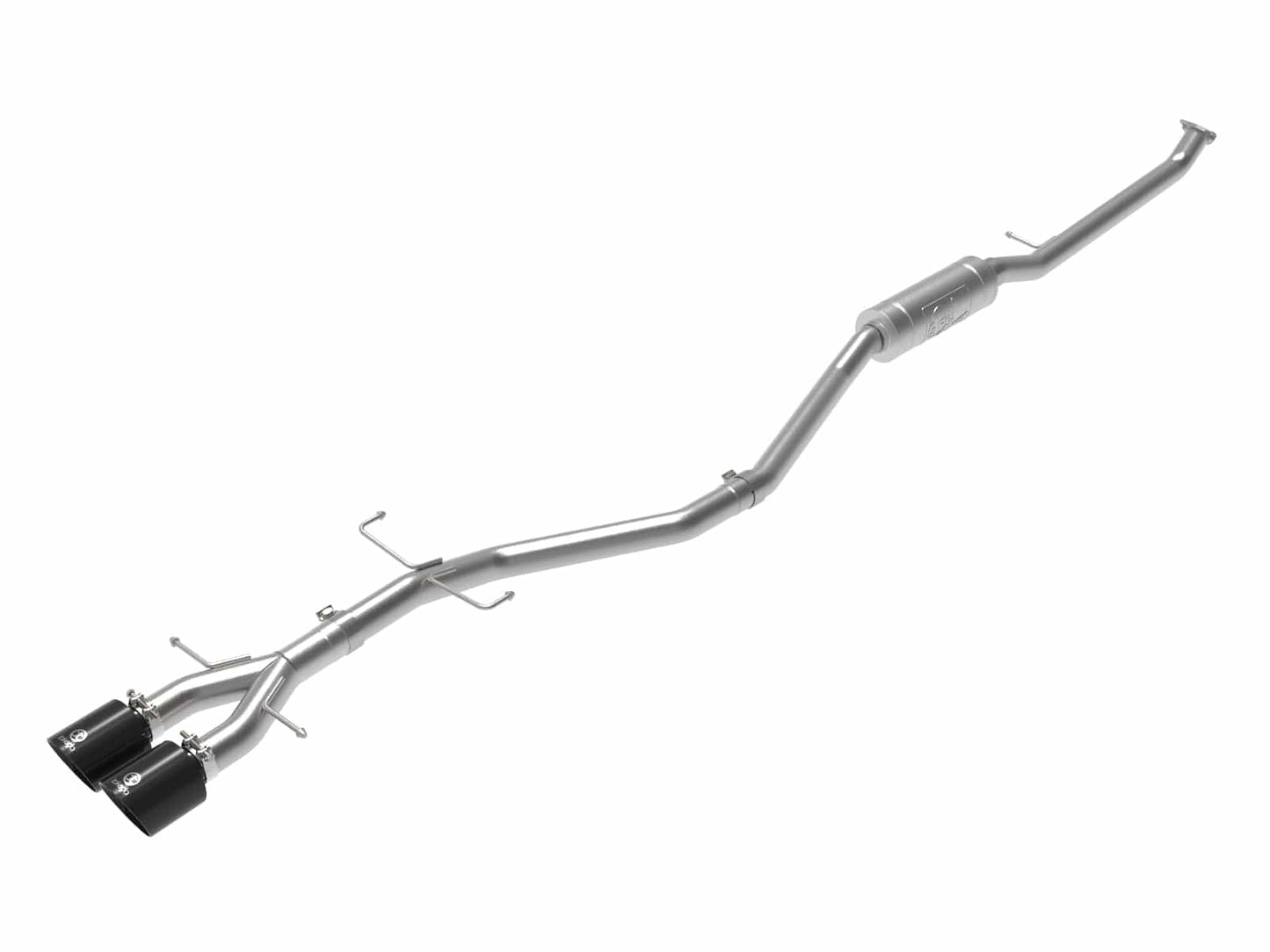 aFe Takeda 2.5in 304SS Cat-Back Exhaust System 17-20 Honda Civic SI Coupe L4-1.5L (t) - Black Tip