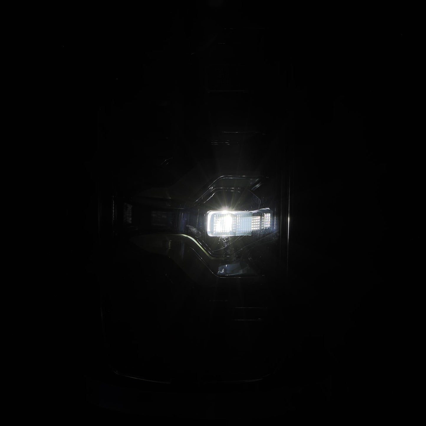 AlphaRex 87-96 Ford F-Series/Bronco LUXX-Series LED Tail Lights Alpha-Black