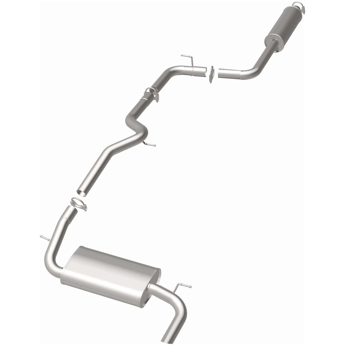 BRExhaust 2012-2017 Ford Focus 2.0L Direct-Fit Replacement Exhaust System