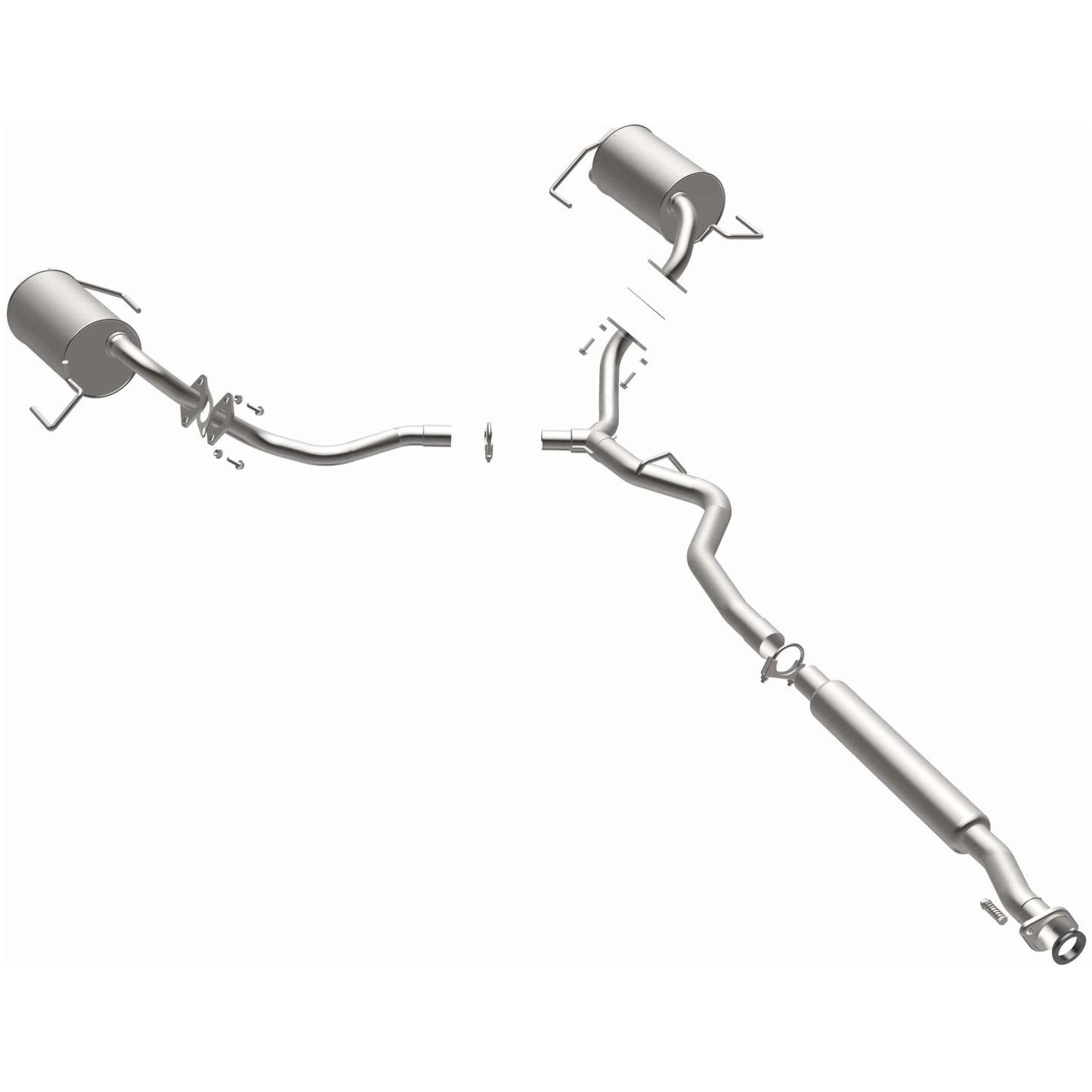 BRExhaust 2005-2007 Subaru Outback 3.0L Direct-Fit Replacement Exhaust System