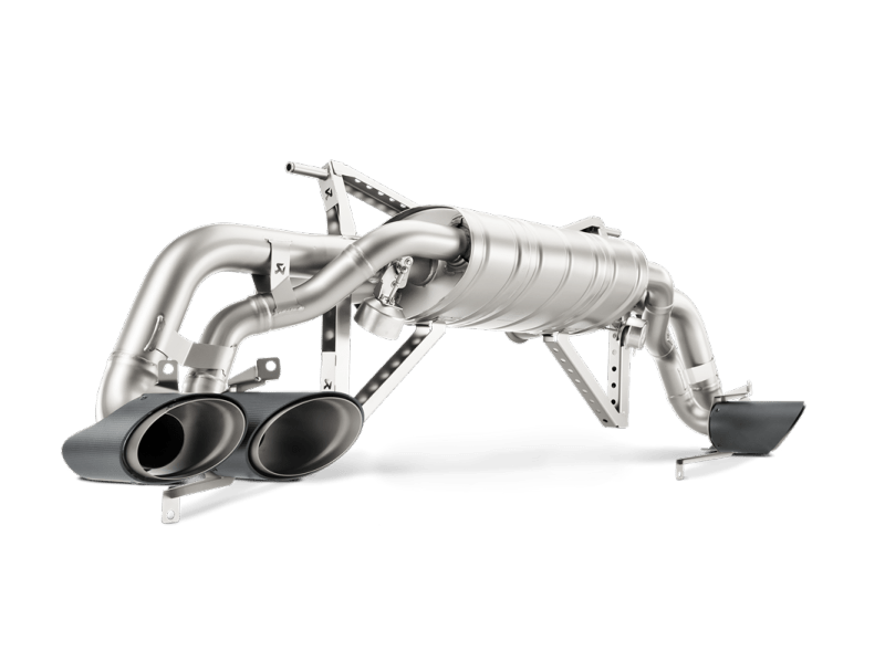 Akrapovic 16-16 Lamborghini Huracan LP 580-2 Coupe/Spyder Slip-On Line (Titanium) w/ Carbon Tips