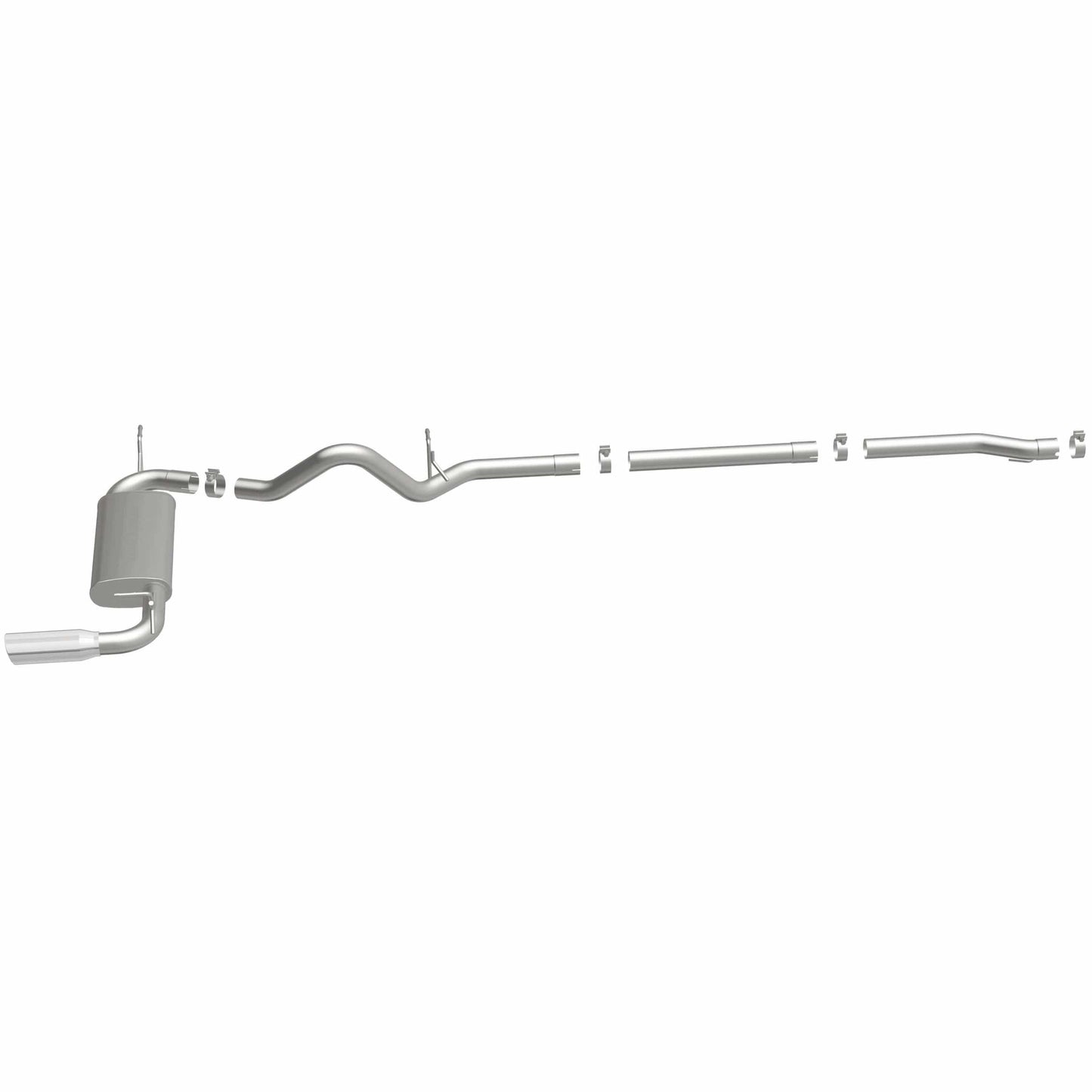MagnaFlow 2007-2011 Jeep Wrangler Street Series Cat-Back Performance Exhaust System