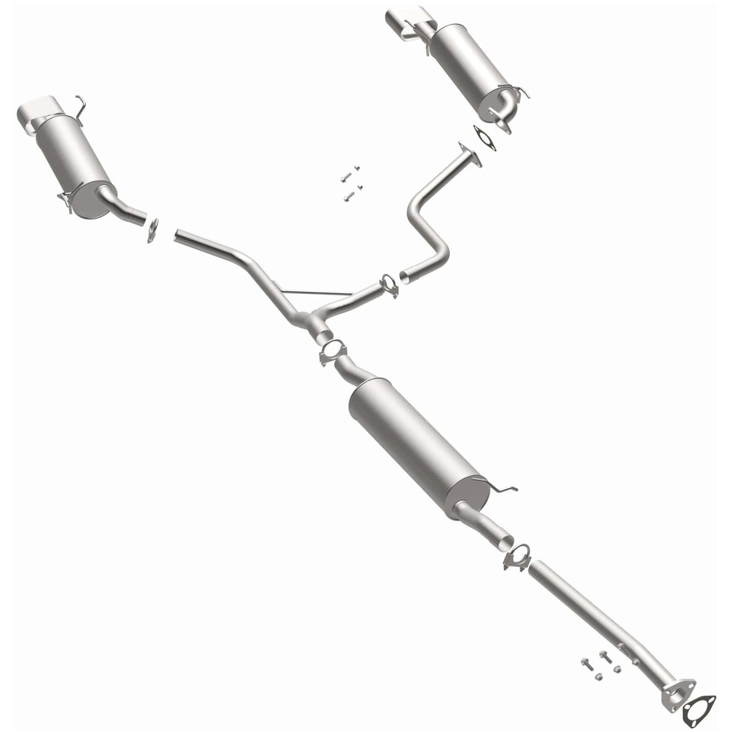 BRExhaust 2004-2006 Acura MDX 3.5L Direct-Fit Replacement Exhaust System
