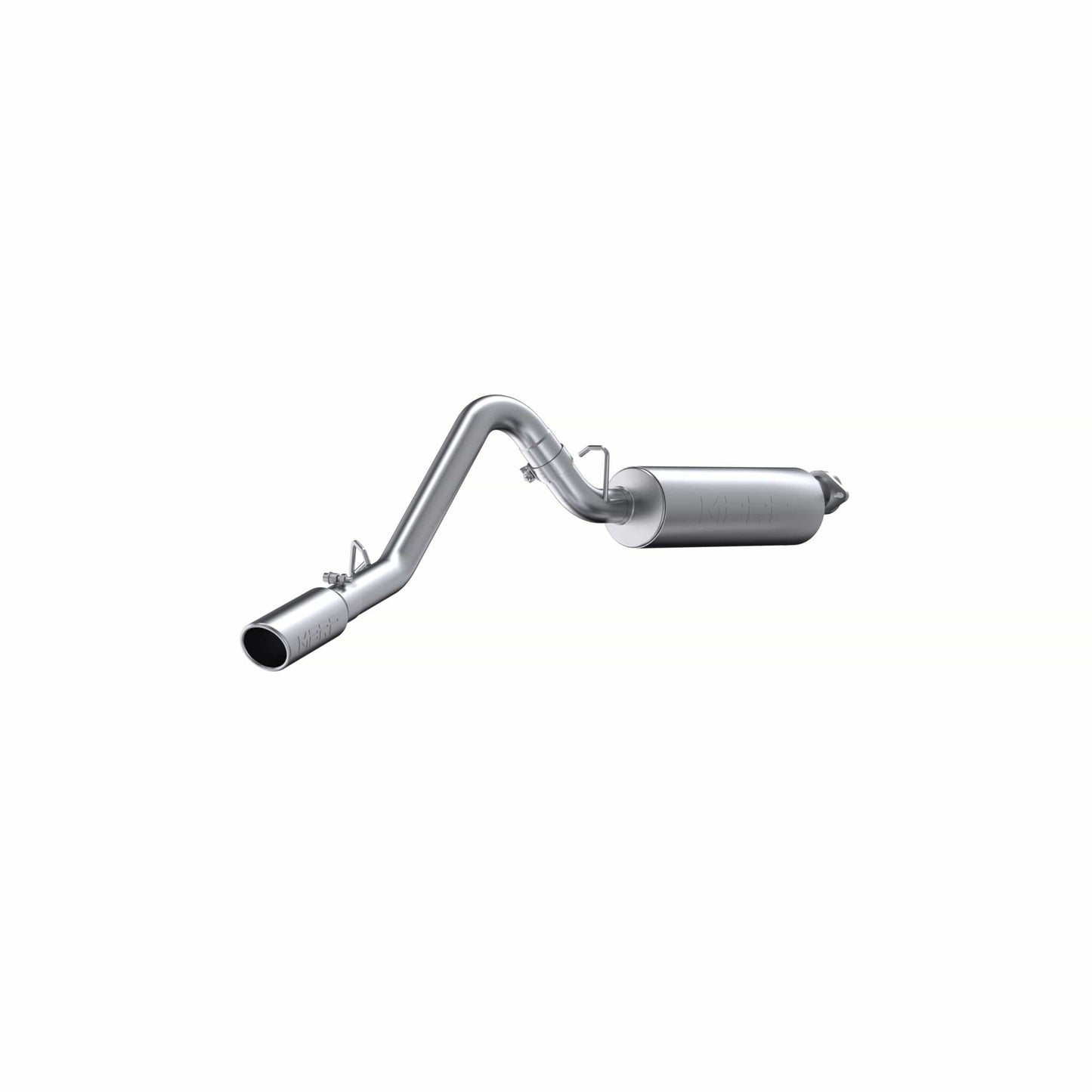 MBRP 2000-2006 Jeep Wrangler (JK) Inline-4 2.5L Inline-6 4.0L Cat Back Single Side (Aluminum)