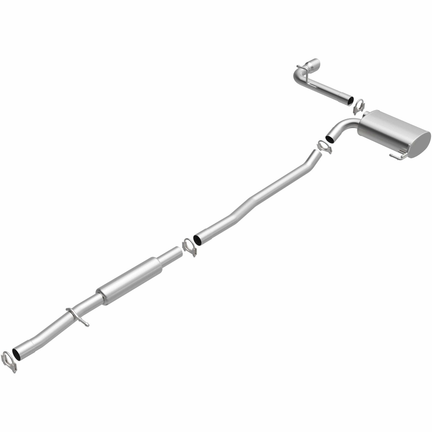 BRExhaust 2012-2017 Jeep Direct-Fit Replacement Exhaust System