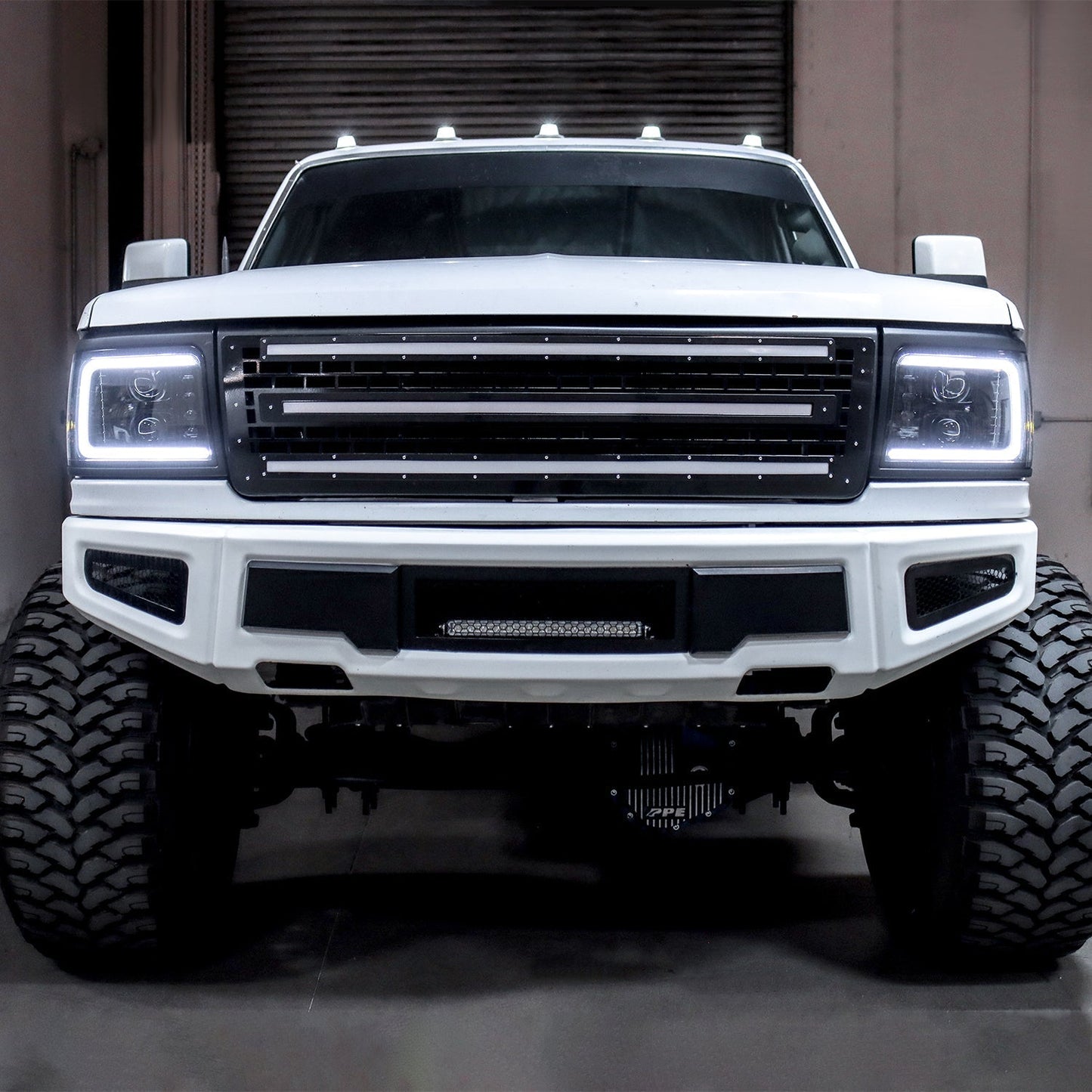 AlphaRex 92-96 Ford F-Series/Bronco LUXX-Series LED Projector Headlights Black