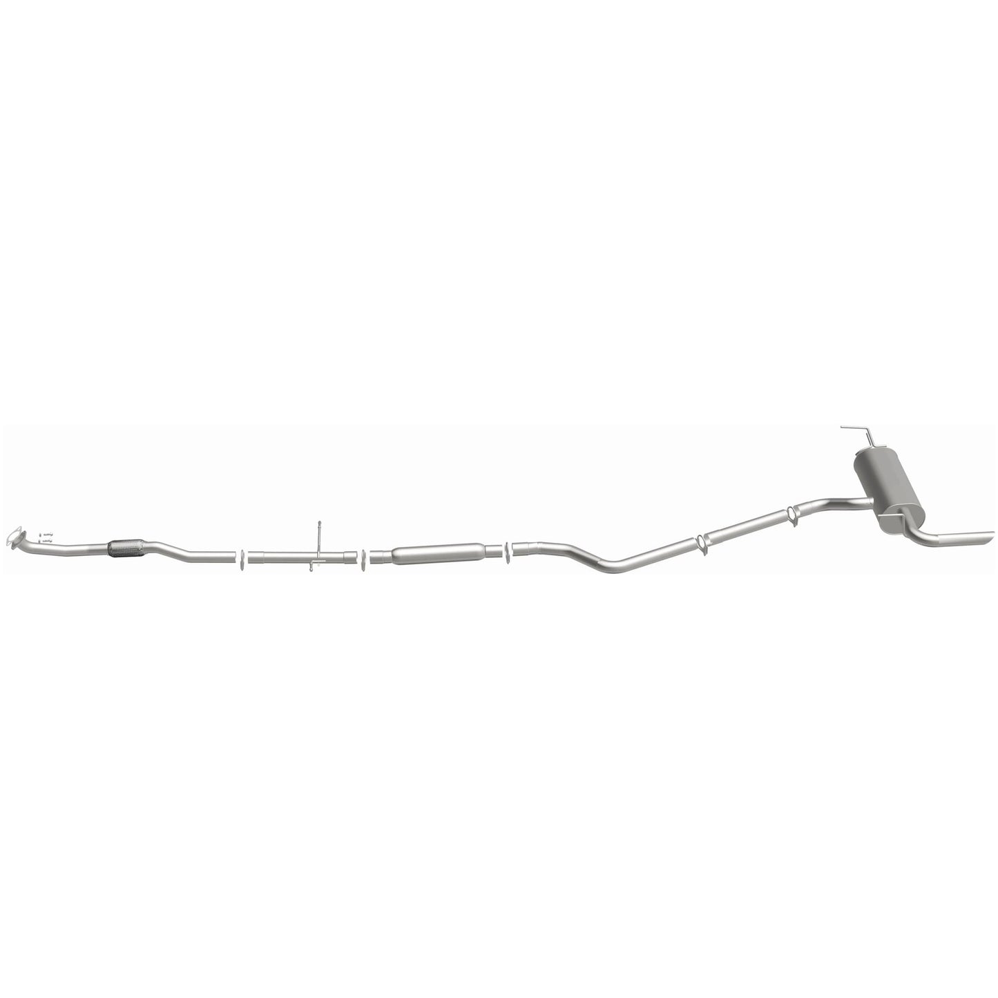 BRExhaust 2014-2018 Jeep Cherokee 2.4L Direct-Fit Replacement Exhaust System