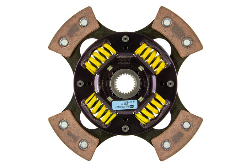 Advanced Clutch 4 Pad Sprung Race Disc (4224508-1)