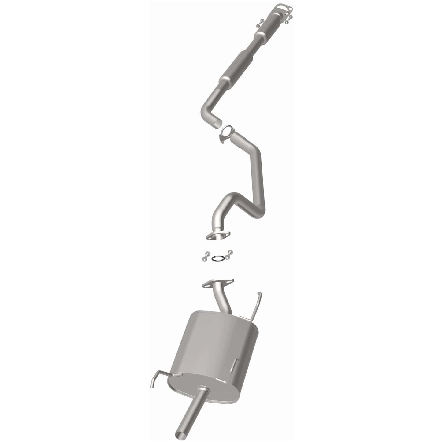 BRExhaust 2000-2001 Nissan Sentra 1.8L Direct-Fit Replacement Exhaust System