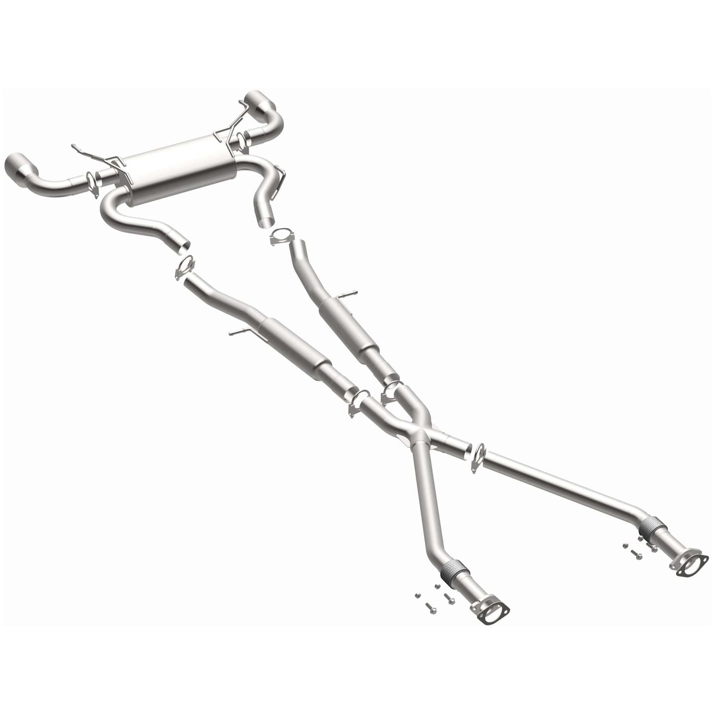 BRExhaust 2009-2020 Nissan 370Z 3.7L Direct-Fit Replacement Exhaust System