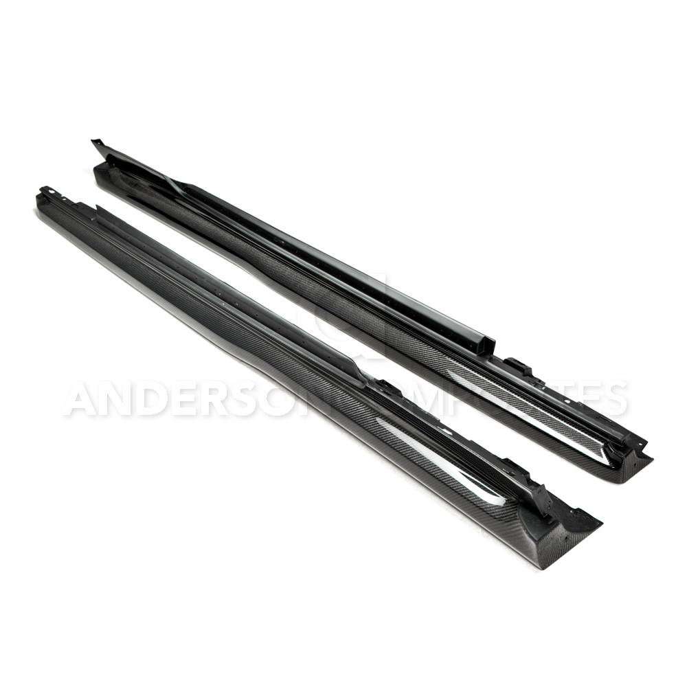 Anderson Composites Type-Z28 carbon fiber side skirts for 2014-2015 Chevrolet Camaro  (AC-SS14CHCAM-Z28)