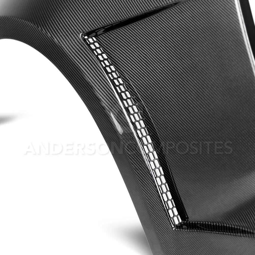 Anderson Composites 16-18 Chevrolet Camaro Type SS Fenders Carbon Fiber (0.40 Inch Wider) (AC-FF16CHCAM-SS)