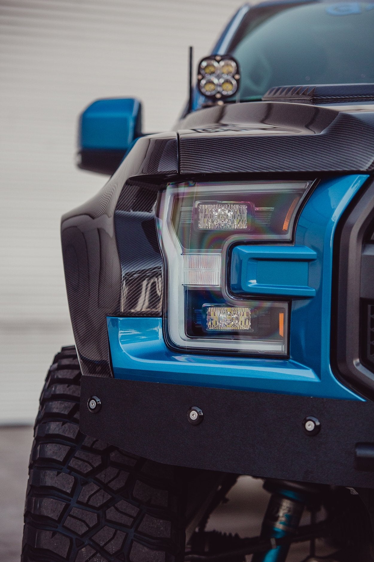 Anderson Composites Carbon fiber wide fenders for 2017-2020 Ford Raptor (2" rise & 4" wider)  (AC-FF17FDRA-W)