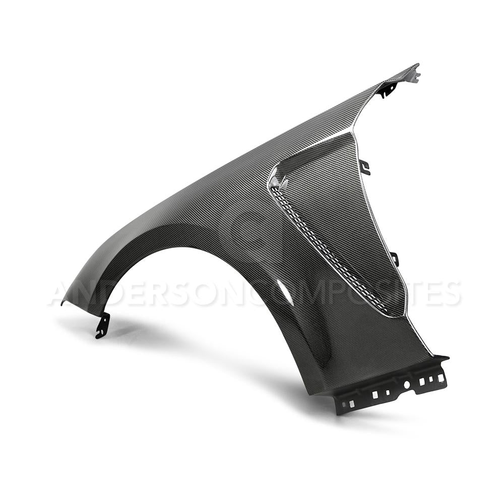 Anderson Composites Type-GR (GT350 Style) carbon fiber fenders for 2018-2020 Ford Mustang  (AC-FF18FDMU-GR)