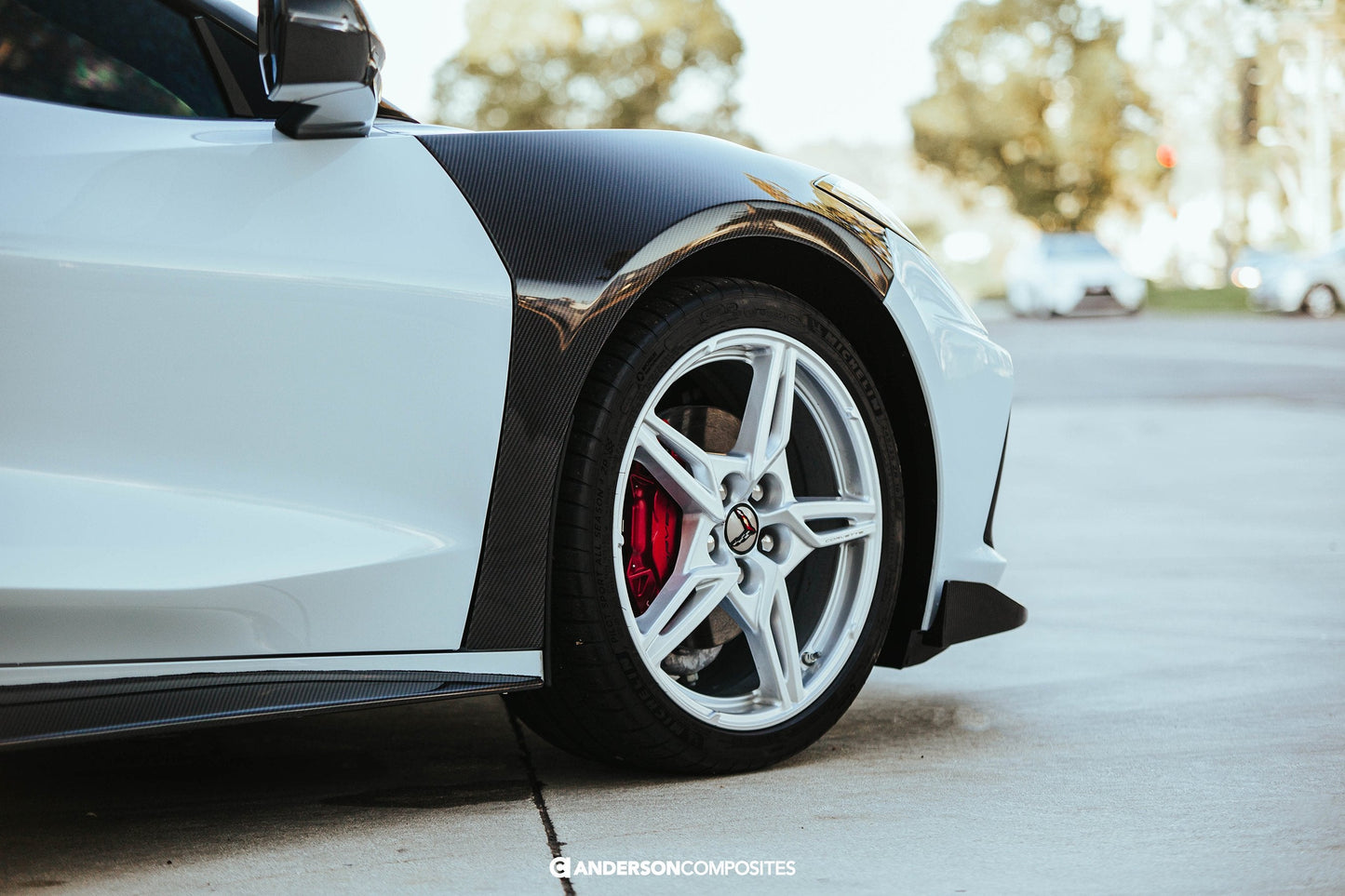 Anderson Composites front fenders for 2020-2021 Chevy Corvette  (AC-FF20CHC8)