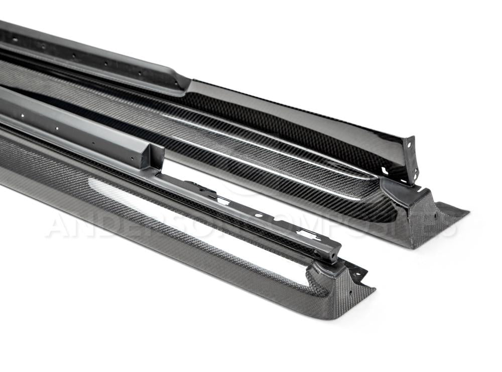 Anderson Composites Type-Z28 carbon fiber side skirts for 2014-2015 Chevrolet Camaro  (AC-SS14CHCAM-Z28)