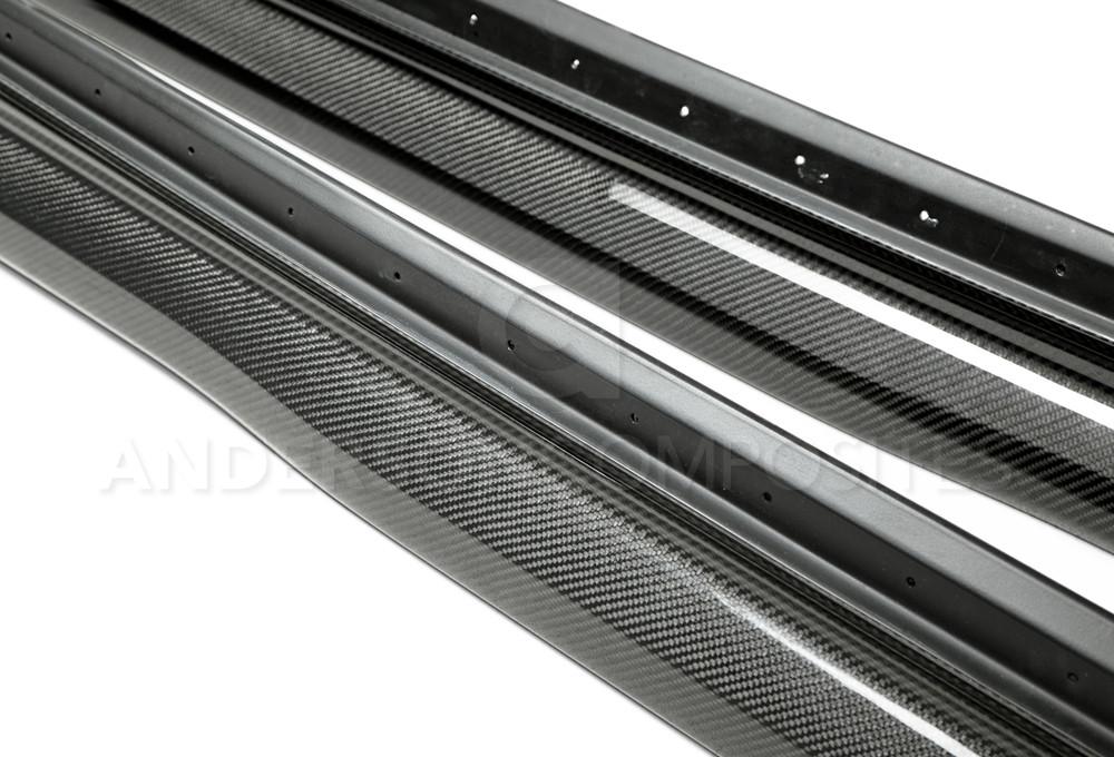 Anderson Composites Type-Z28 carbon fiber side skirts for 2014-2015 Chevrolet Camaro  (AC-SS14CHCAM-Z28)