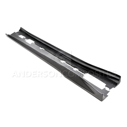 Anderson Composites Type-AZ carbon fiber rocker panel for 2016-2021 Chevrolet Camaro  (AC-SS16CHCAM-AZ)
