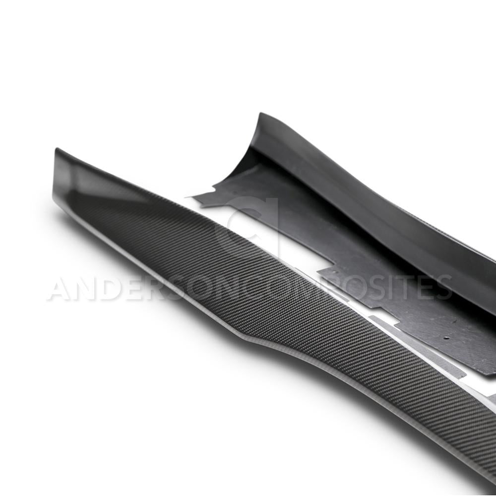 Anderson Composites Type-AZ carbon fiber rocker panel for 2016-2021 Chevrolet Camaro  (AC-SS16CHCAM-AZ)