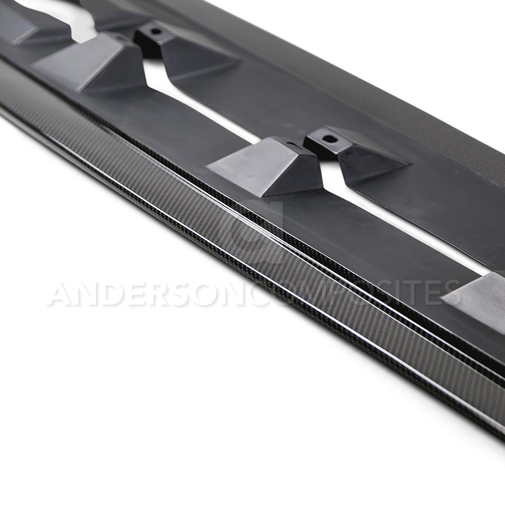 Anderson Composites Type-AR carbon fiber rocker panels for 2016-2018 Ford Focus RS  (AC-SS16FDFO-AR)