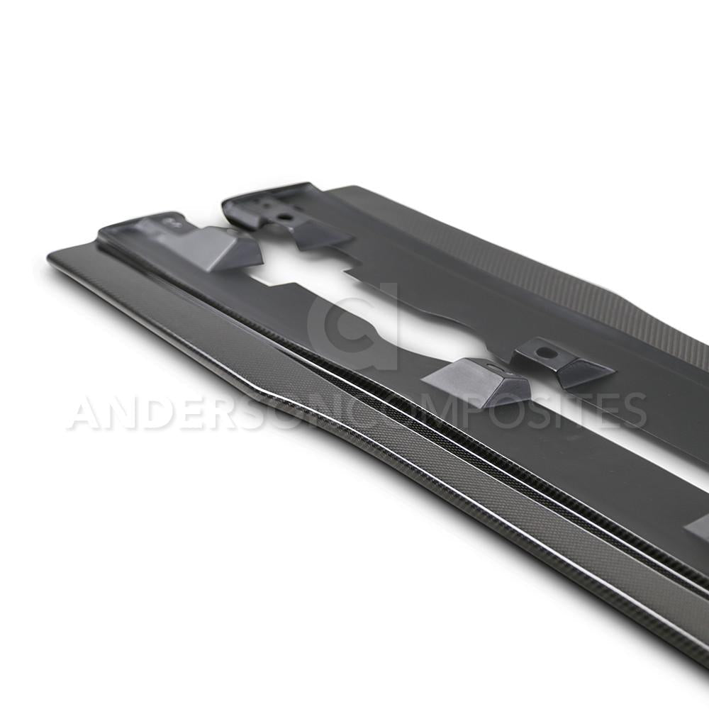 Anderson Composites Type-AR carbon fiber rocker panels for 2016-2018 Ford Focus RS  (AC-SS16FDFO-AR)